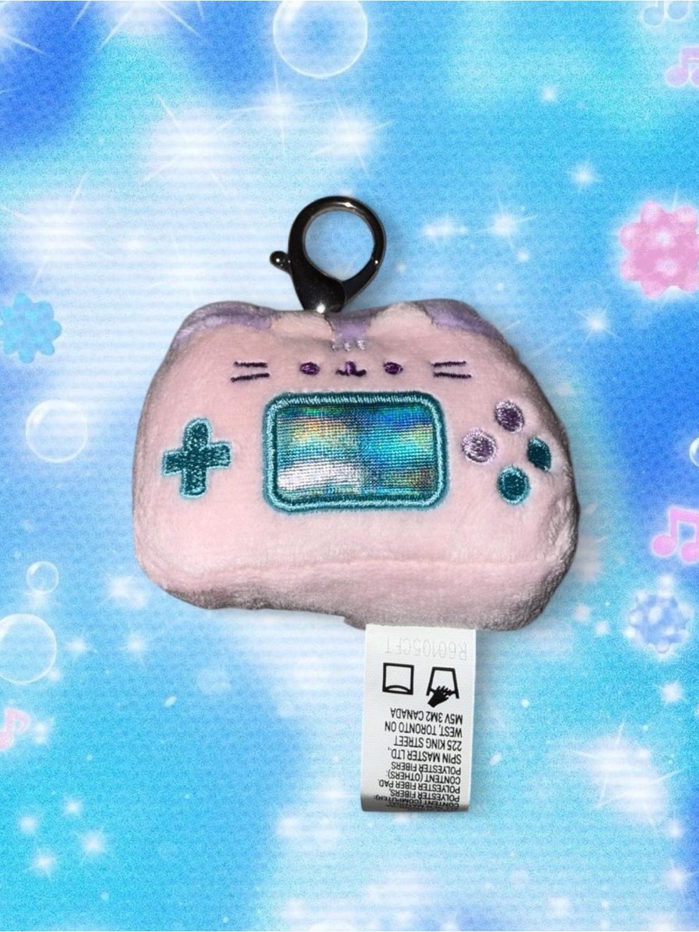 GUND Pusheen Gamer Surprise Plush Pink plush with game controller keychain